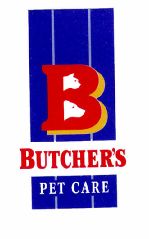 B BUTCHER'S PET CARE Logo (EUIPO, 18.12.1997)