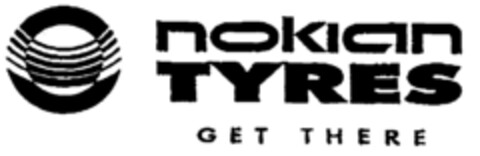 nokian TYRES GET THERE Logo (EUIPO, 17.08.1999)