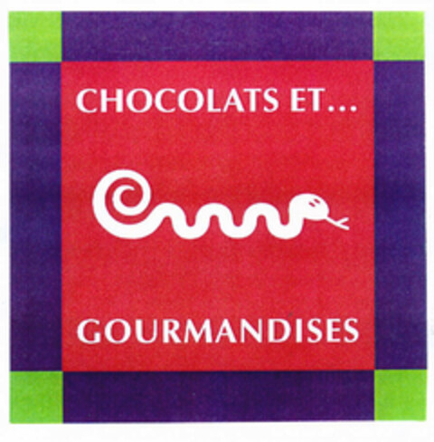 CHOCOLATS ET... GOURMANDISES Logo (EUIPO, 16.03.2001)