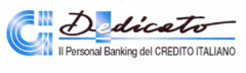 CI Dedicato Il Personal Banking del CREDITO ITALIANO Logo (EUIPO, 31.07.2001)