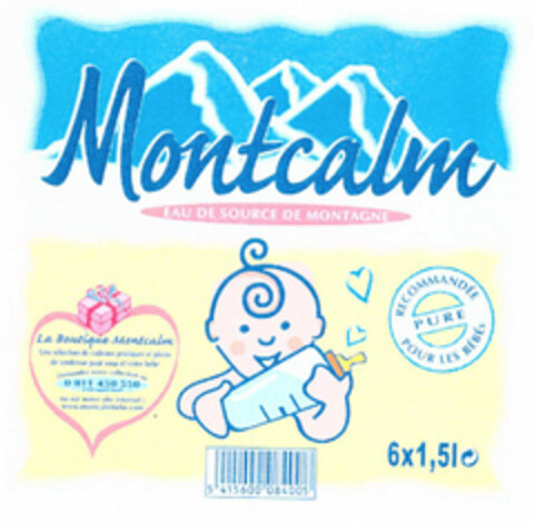 Montcalm EAU DE SOURCE DE MONTAGNE Logo (EUIPO, 12.11.2002)
