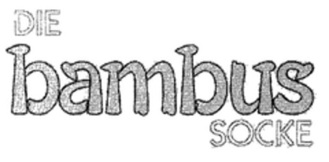 DIE bambus SOCKE Logo (EUIPO, 09/30/2004)