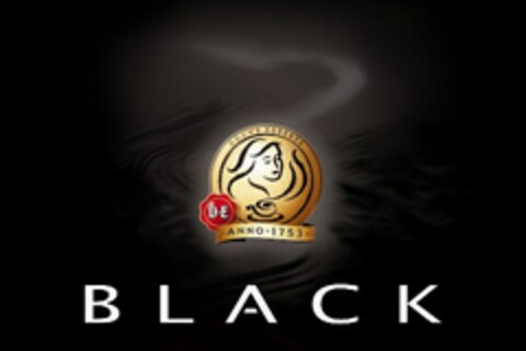 DOUWE EGBERTS D-E ANNO 1753 BLACK Logo (EUIPO, 11.05.2007)