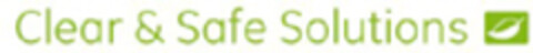 Clear & Safe Solutions Logo (EUIPO, 05/11/2007)