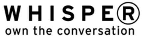 WHISPER own the conversation Logo (EUIPO, 26.11.2007)
