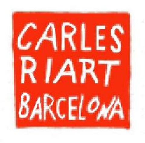 CARLES RIART BARCELONA Logo (EUIPO, 02/19/2008)