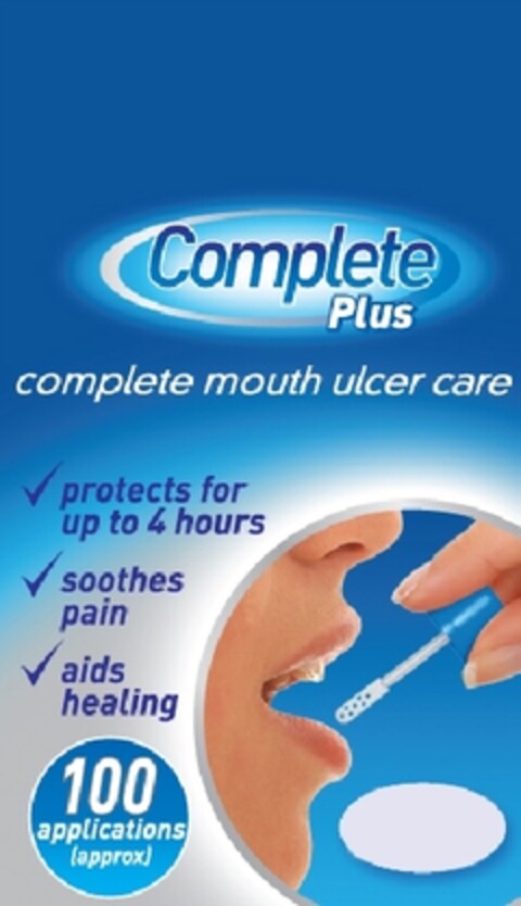 Complete Plus complete mouth ulcer care Logo (EUIPO, 20.01.2010)