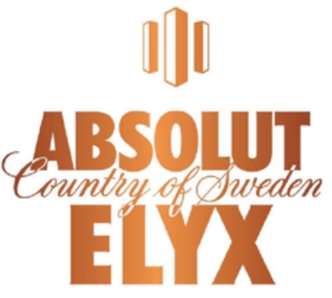 ABSOLUT COUNTRY OF SWEDEN ELYX Logo (EUIPO, 08/03/2012)