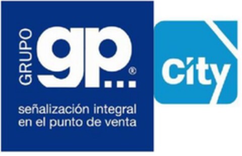 GRUPO GP CITY señalización integral en el punto de venta Logo (EUIPO, 02/21/2013)