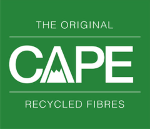 THE ORIGINAL CAPE RECYCLED FIBRES Logo (EUIPO, 17.12.2014)