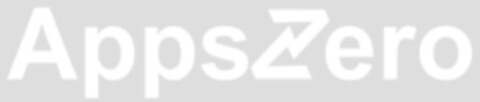 AppsZero Logo (EUIPO, 03.07.2016)