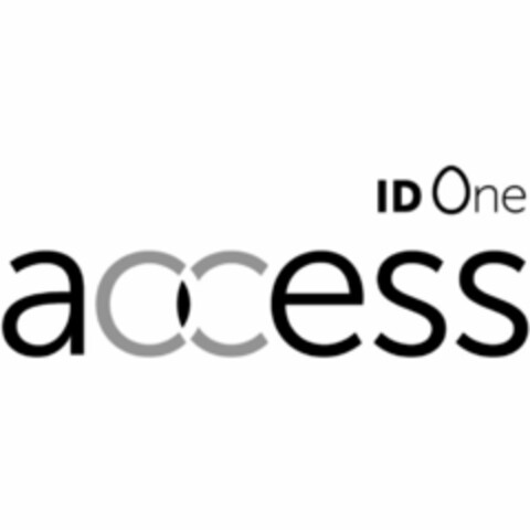 ID ONE ACCESS Logo (EUIPO, 02/19/2018)