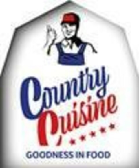 COUNTRY CUISINE GOODNESS IN FOOD Logo (EUIPO, 06/05/2018)