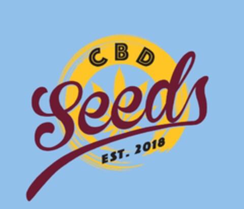 CBD Seeds EST. 2018 Logo (EUIPO, 22.07.2018)