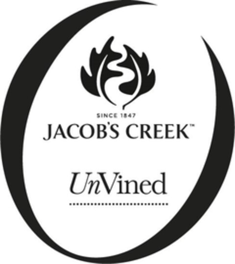 Since 1847 JACOB'S CREEK UnVined Logo (EUIPO, 23.07.2018)