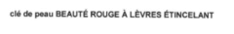 clé de peau BEAUTÉ ROUGE À LÈVRES ÉTINCELANT Logo (EUIPO, 07/30/2019)