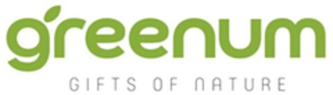 greenum GIFTS OF NATURE Logo (EUIPO, 01/10/2020)