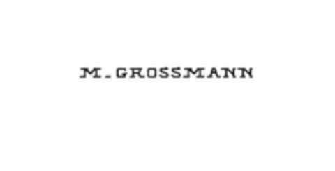 M_GROSSMANN Logo (EUIPO, 28.04.2022)