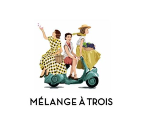 MÉLANGE À TROIS Logo (EUIPO, 07.02.2023)