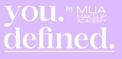 you. defined. by MUA MAKEUP ACADEMY Logo (EUIPO, 04/03/2023)