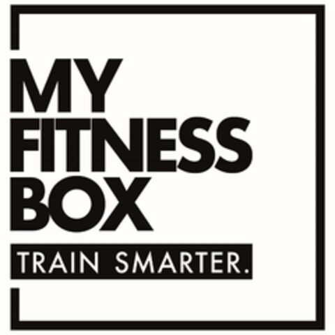 MY FITNESSBOX TRAIN SMARTER. Logo (EUIPO, 18.11.2024)