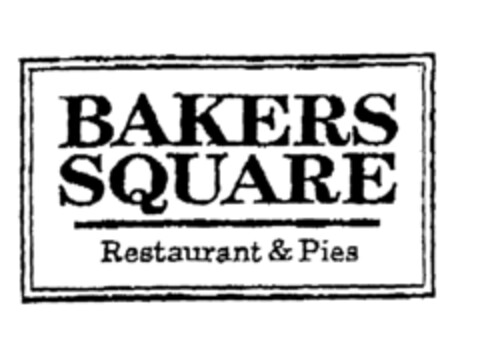 BAKERS SQUARE Restaurant & Pies Logo (EUIPO, 01.04.1996)