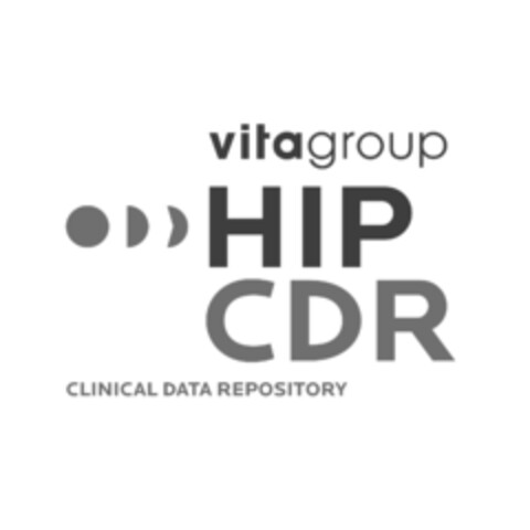 vitagroup HIP CDR CLINICAL DATA REPOSITORY Logo (EUIPO, 09.12.2021)