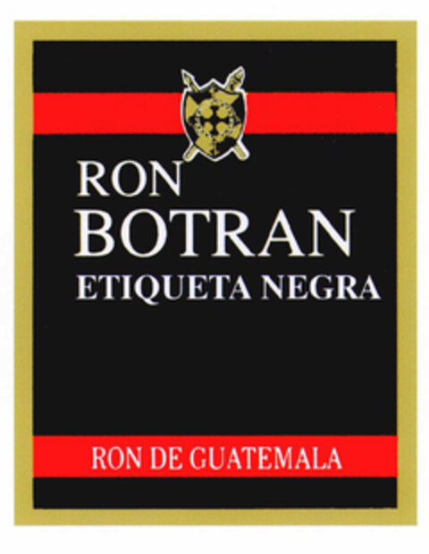 RON BOTRAN ETIQUETA NEGRA RON DE GUATEMALA Logo (EUIPO, 11/23/2000)