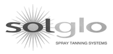 solglo SPRAY TANNING SYSTEMS Logo (EUIPO, 07/15/2003)