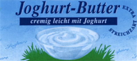 Joghurt-Butter extra cremig leicht mit Joghurt streichzart Logo (EUIPO, 31.10.2003)