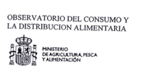 OBSERVATORIO DEL CONSUMO Y LA DISTRIBUCION ALIMENTARIA MINISTERIO DE AGRICULTURA, PESCA Y ALIMENTACIÓN Logo (EUIPO, 11/26/2003)