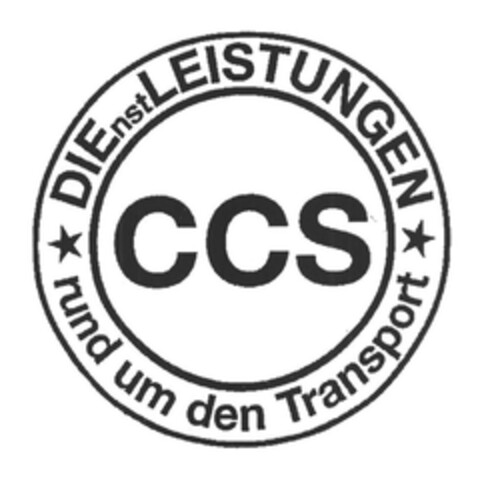 DIEnstLEISTUNGEN CCS rund um den Transport Logo (EUIPO, 10.04.2004)