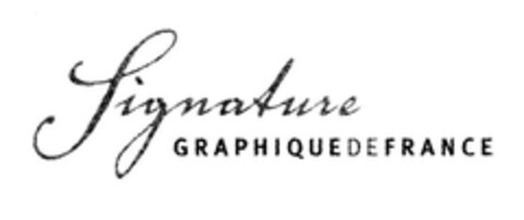 Signature GRAPHIQUEDEFRANCE Logo (EUIPO, 01/05/2005)