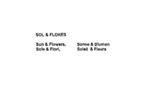 SOL&FLORES Logo (EUIPO, 01.12.2006)