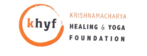 khyf KRISHNAMACHARYA HEALING & YOGA FOUNDATION Logo (EUIPO, 30.04.2007)