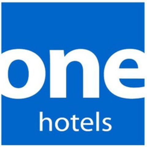 one hotels Logo (EUIPO, 12.06.2008)