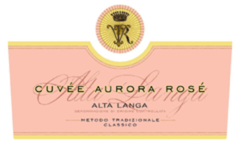 Alta Langa CUVÉE AURORA ROSÉ ALTA LANGA METODO TRADIZIONALE CLASSICO Logo (EUIPO, 09/30/2008)