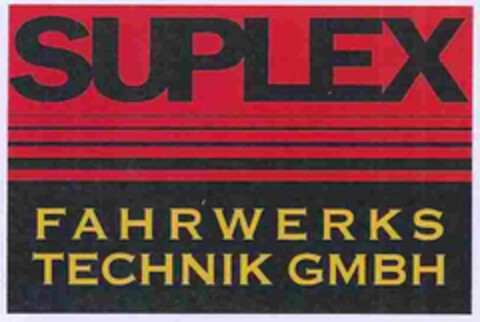 SUPLEX FAHRWERKSTECHNIK GMBH Logo (EUIPO, 25.08.2009)