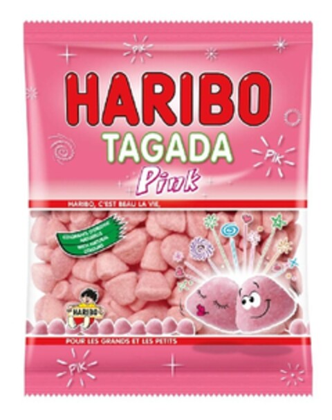 HARIBO TAGADA PINK Logo (EUIPO, 09.02.2011)