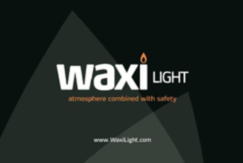 Waxi Light atmosphere combined with safety www.WaxiLight.com Logo (EUIPO, 04/07/2011)