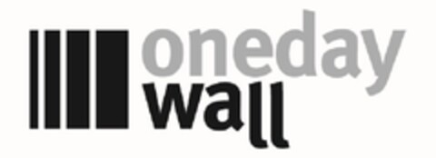 oneday wall Logo (EUIPO, 15.11.2012)