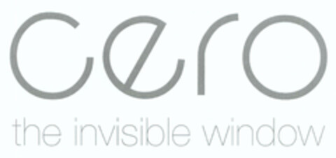 cero the invisible window Logo (EUIPO, 21.01.2013)