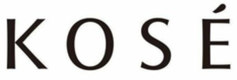 KOSÉ Logo (EUIPO, 07/04/2016)