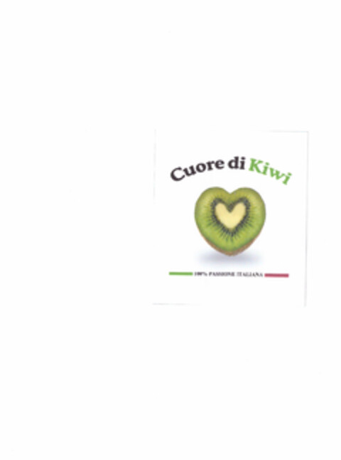 Cuore di Kiwi 100% PASSIONE ITALIANA Logo (EUIPO, 13.12.2016)