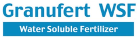 GRANUFERT WSF WATER SOLUBLE FERTILIZER Logo (EUIPO, 26.03.2018)