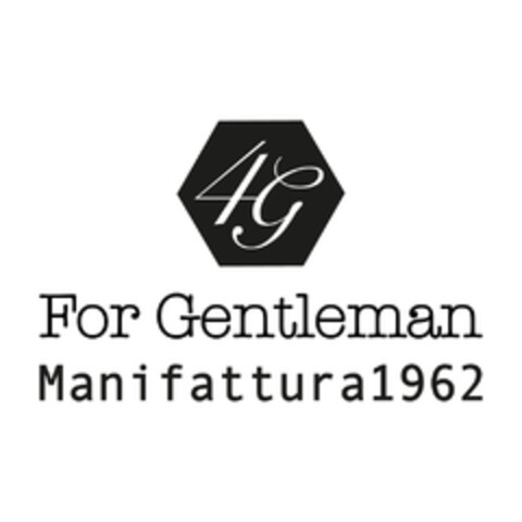 4G FOR GENTLEMAN MANIFATTURA1962 Logo (EUIPO, 16.07.2018)