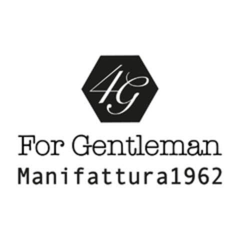 4G FOR GENTLEMAN MANIFATTURA1962 Logo (EUIPO, 07/16/2018)