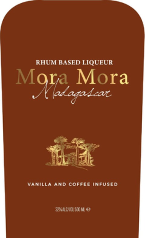 Rhum Based Liqueur Mora Mora Madagascar Vanilla and coffee infused Logo (EUIPO, 20.02.2020)