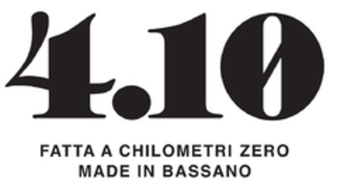 4.10 FATTA A CHILOMETRI ZERO MADE IN BASSANO Logo (EUIPO, 08.02.2023)