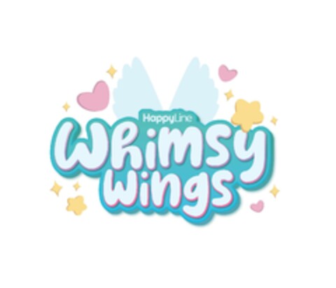 WHIMSY WINGS HAPPY LINE Logo (EUIPO, 12.07.2023)